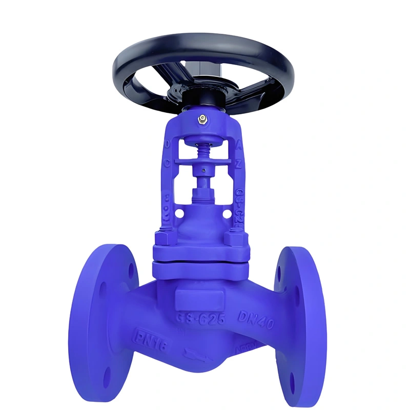 DN15~DN350 PN16~PN40 High Performance Zero-Leakage Bellow Seal Globe Valve 
