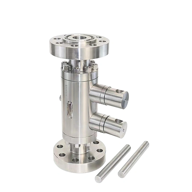High Pressure Stainless Steel Flange Double Block and Bleed Ball Valve