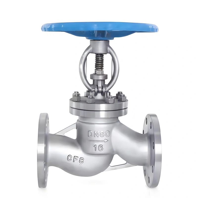 High Temperature High Pressure Resistance Manual Valve Stainless Steel Flange Globe Valve