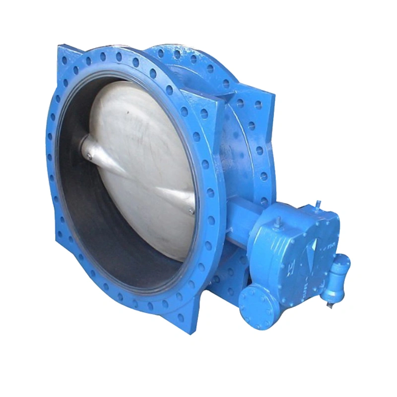 Large-diameter DN300-DN2800 Soft Seal Double Flanged Concentric Butterfly Valve