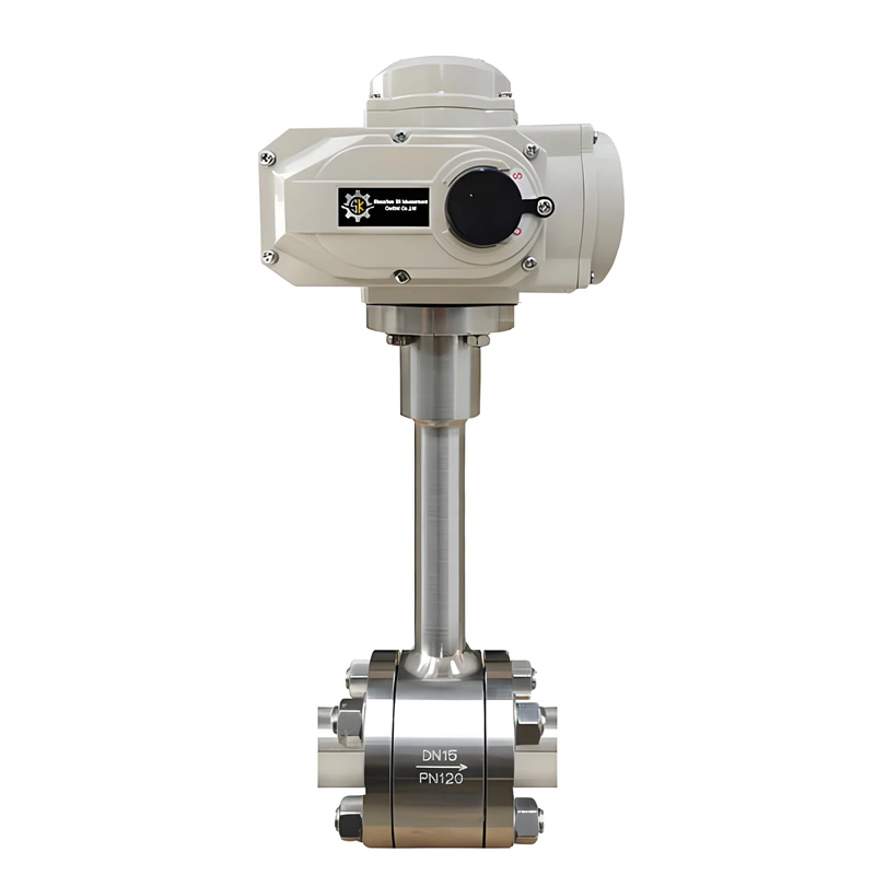 Low Temperature SS304/316L Forged Steel Extended Stem Socket Weld/Butt Weld Electric Cryogenic Ball Valve