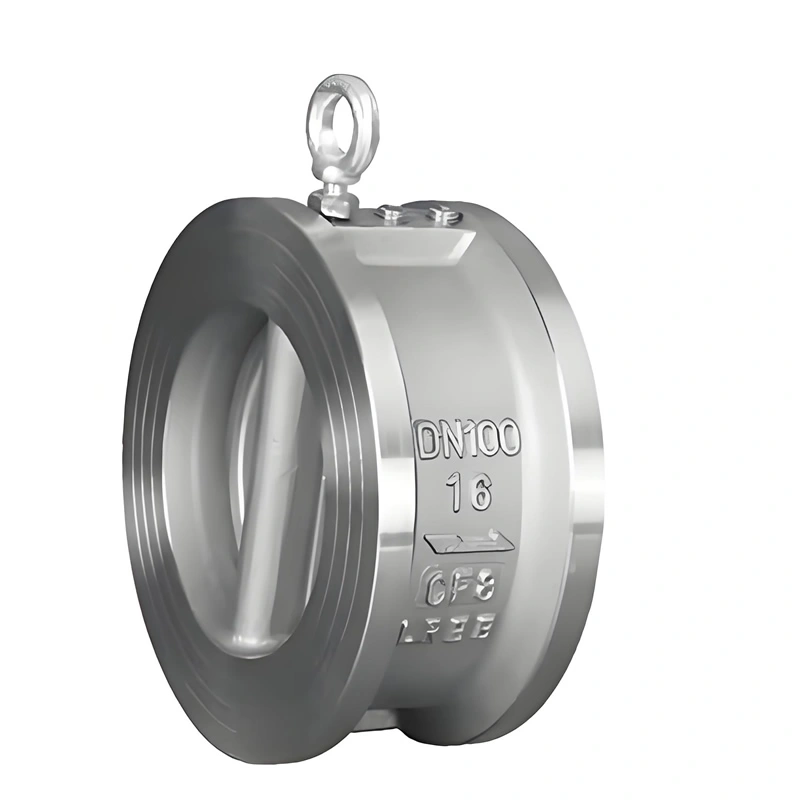 PN16 Wafer Type Metal Seated Stainless Steel 304 316 Manual Check Valve