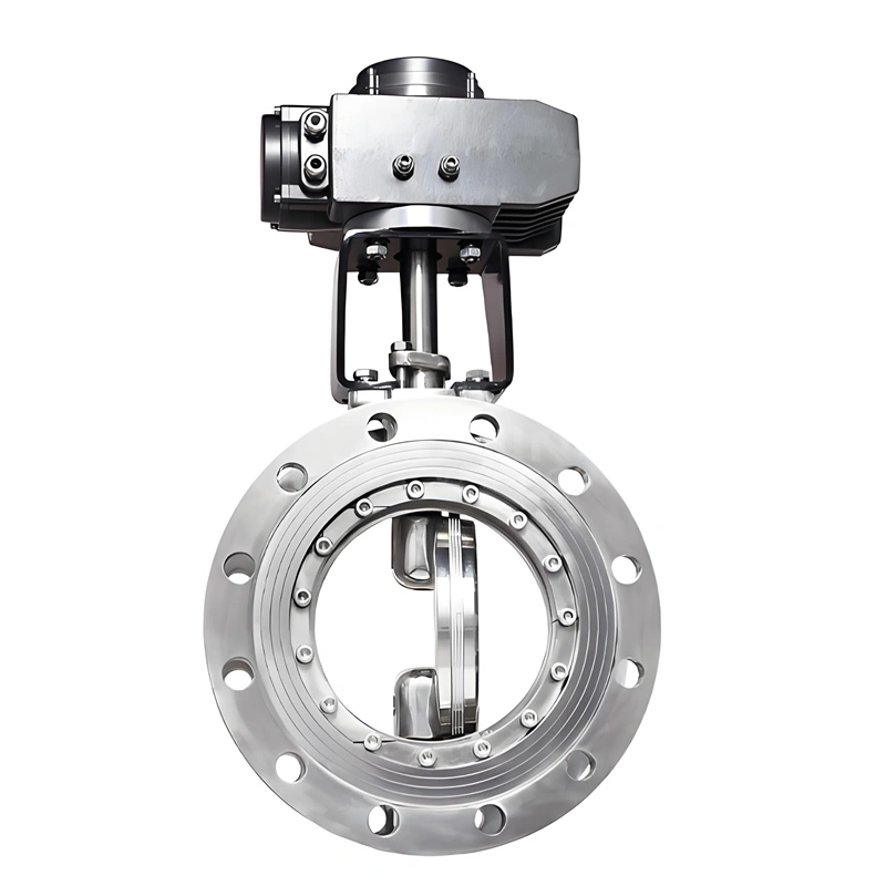 PN16 DN250 CF8 Metal Seal Hard-Seal Triple Eccentric Flange Butterfly Valve