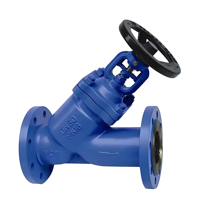 PN16 Y Type Manual Butt Welded Bellow Seals Globe Valve