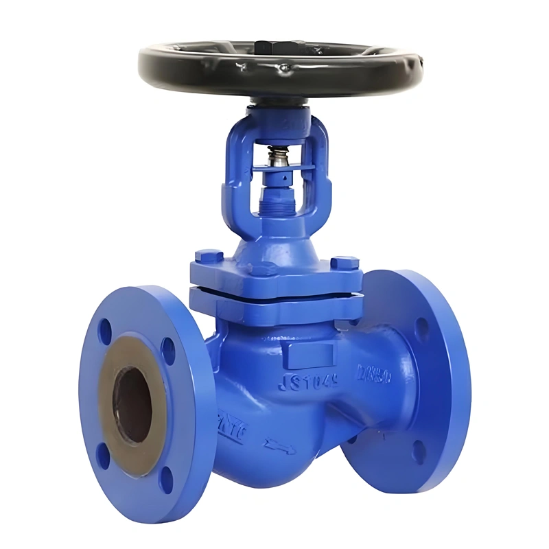 PN40 Wcb DIN 3356 Bellow Seal Bonnet Globe Valve
