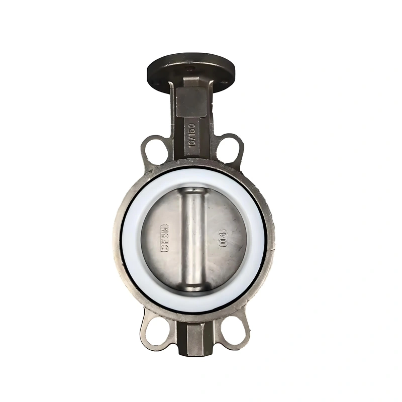 SS304 CF8 Water Media Butterfly Valve with Actuator Manual Power Concentric/Eccentric Body Wafer/LT/Flange Connection