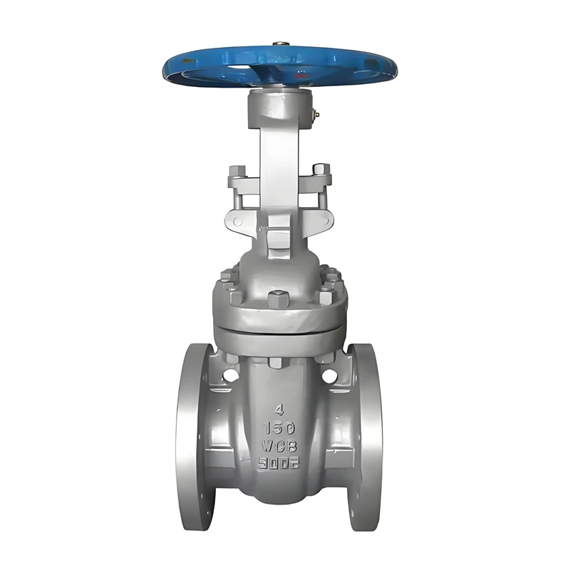SS304 Stainless Steel Two Ways ANSI Solid Wedge Cast Iron Manual Control Gate Valve