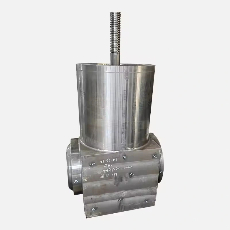 Self Sealing Integral Free Forging Power Station Gate Valve High-Temperature and High-Pressure Large-Diameter Forged Gate Valve