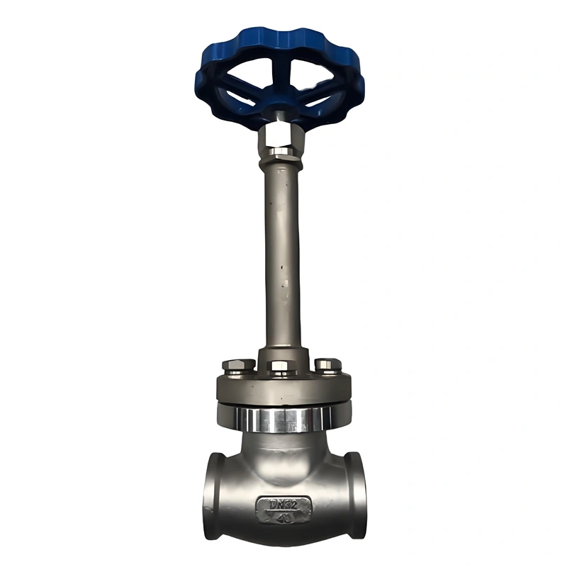 Stainless Steel High Pressure Cryogenic LNG LOX Petrochemical Globe Valve 
