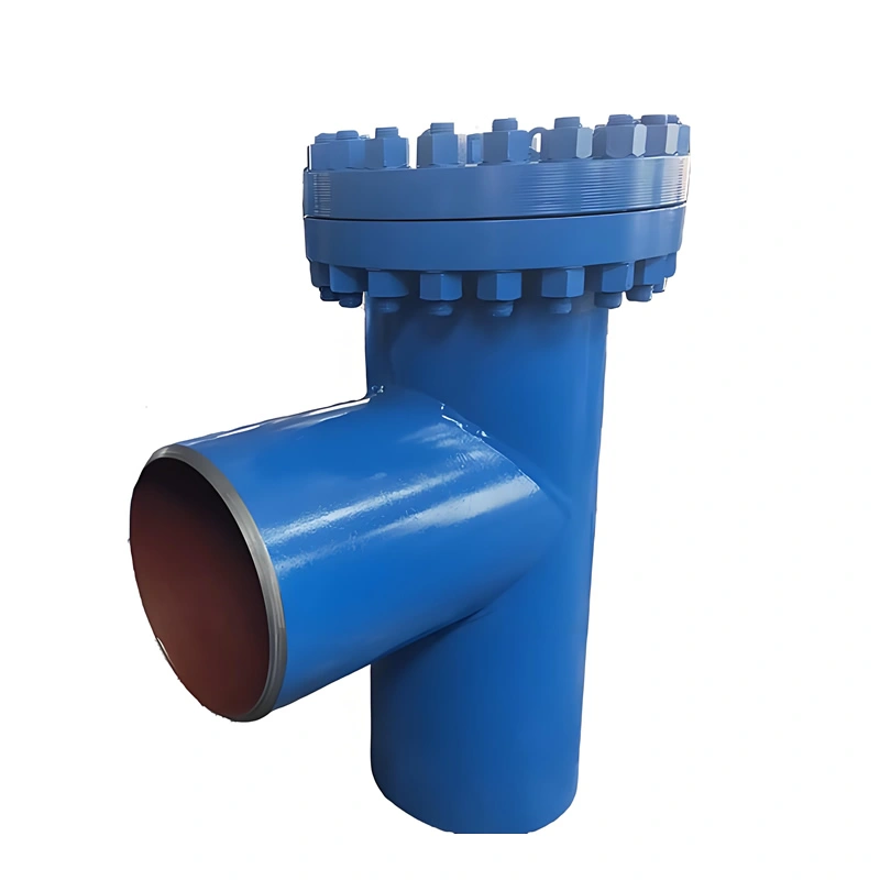 Steel Fabricated Buttwelded Ends T Type Strainer Tee Strainer