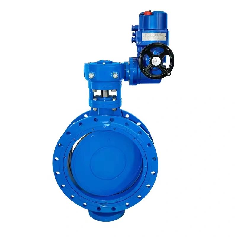 Telescopic Double Eccentric butterfly Valve Bidirectional Sealing Metal 4 Inch Double Offset butterfly Valve