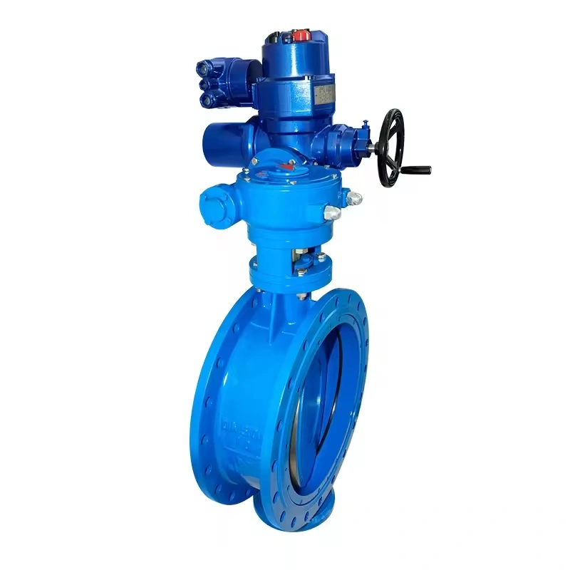 Telescopic Double Eccentric butterfly Valve Bidirectional Sealing Metal 4 Inch Double Offset butterfly Valve