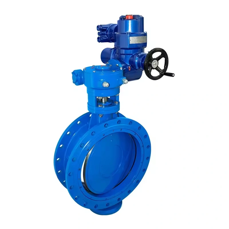 Telescopic Double Eccentric butterfly Valve Bidirectional Sealing Metal 4 Inch Double Offset butterfly Valve